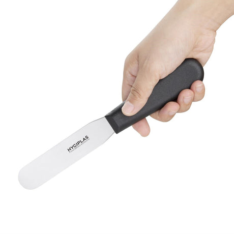 D401 Hygiplas Straight Blade Palette Knife Black 10cm JD Catering Equipment Solutions Ltd