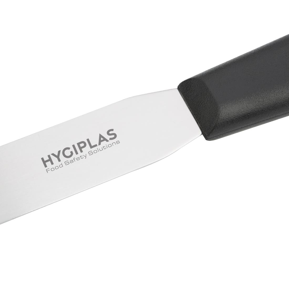 D401 Hygiplas Straight Blade Palette Knife Black 10cm JD Catering Equipment Solutions Ltd