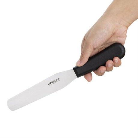 D402 Hygiplas Straight Blade Palette Knife Black 15cm JD Catering Equipment Solutions Ltd