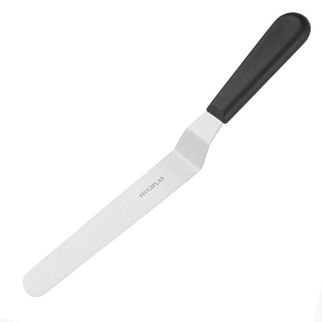 D410 Hygiplas Angled Blade Palette Knife Black 19cm JD Catering Equipment Solutions Ltd