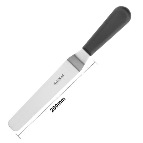 D410 Hygiplas Angled Blade Palette Knife Black 19cm JD Catering Equipment Solutions Ltd