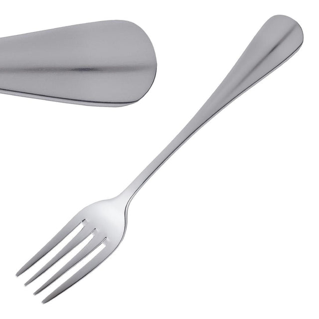 D598 Olympia Baguette Dessert Fork (Pack of 12) JD Catering Equipment Solutions Ltd