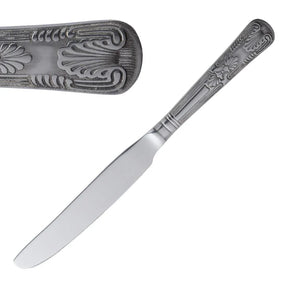 D685 Olympia Kings Solid Handle Dessert Knife (Pack of 12) - JD Catering Equipment Solutions Ltd