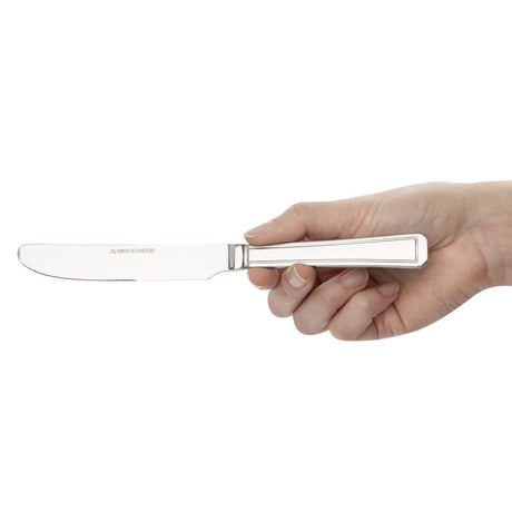 D693 Olympia Harley Dessert Knife (Pack of 12) JD Catering Equipment Solutions Ltd