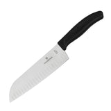 D828 Victorinox Santoku Knife Fluted Edge 17cm JD Catering Equipment Solutions Ltd