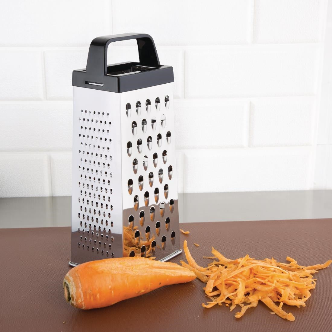 DA096 Nisbets Essentials Box Grater JD Catering Equipment Solutions Ltd