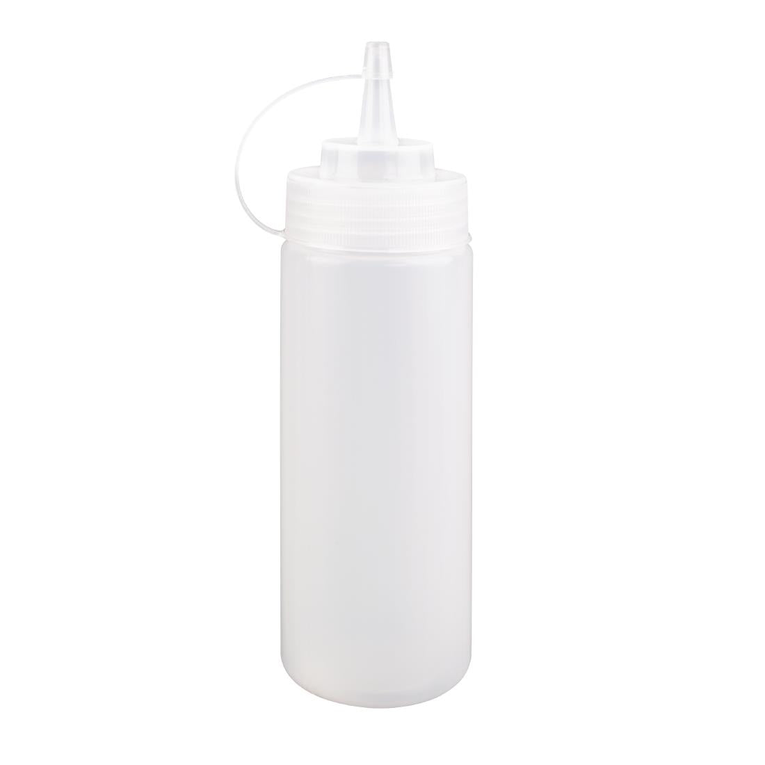 DA113 Nisbets Essentials Squeeze Sauce Bottles 12oz (Pack of 6) JD Catering Equipment Solutions Ltd