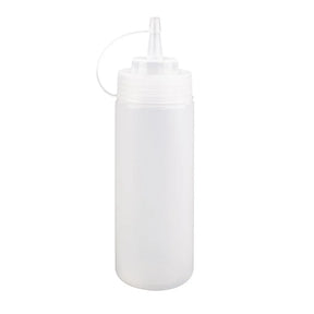 DA113 Nisbets Essentials Squeeze Sauce Bottles 12oz (Pack of 6) - JD Catering Equipment Solutions Ltd