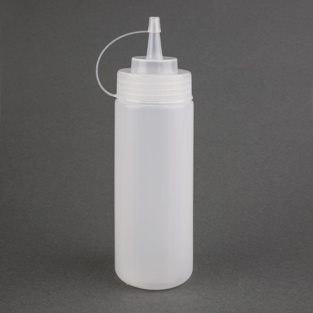 DA113 Nisbets Essentials Squeeze Sauce Bottles 12oz (Pack of 6) JD Catering Equipment Solutions Ltd