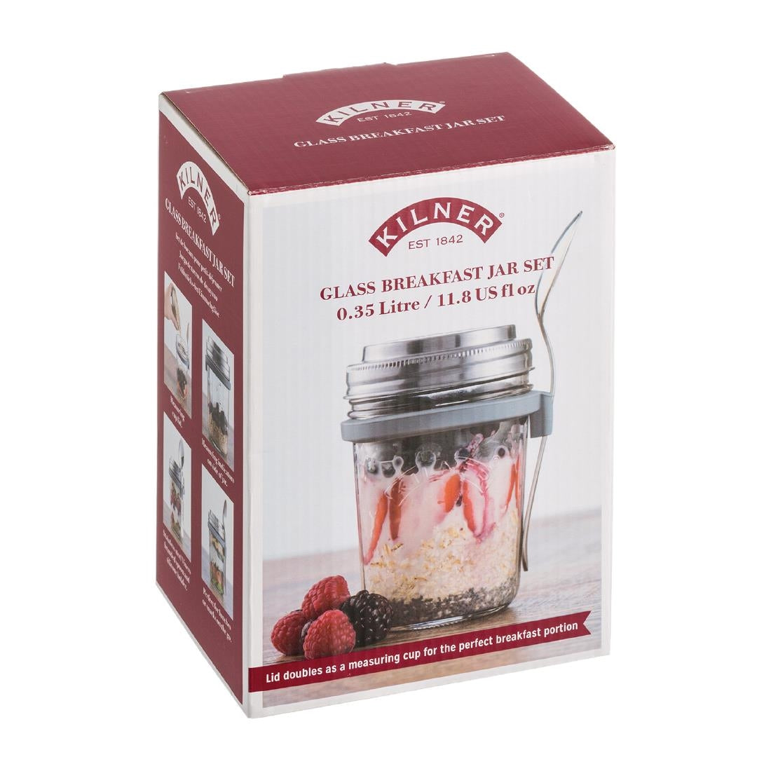DA119 Kilner Breakfast Jar Set (Pack of 6) JD Catering Equipment Solutions Ltd