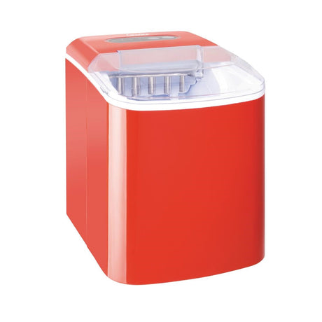DA257 Caterlite Countertop Manual Fill Ice Machine Red JD Catering Equipment Solutions Ltd