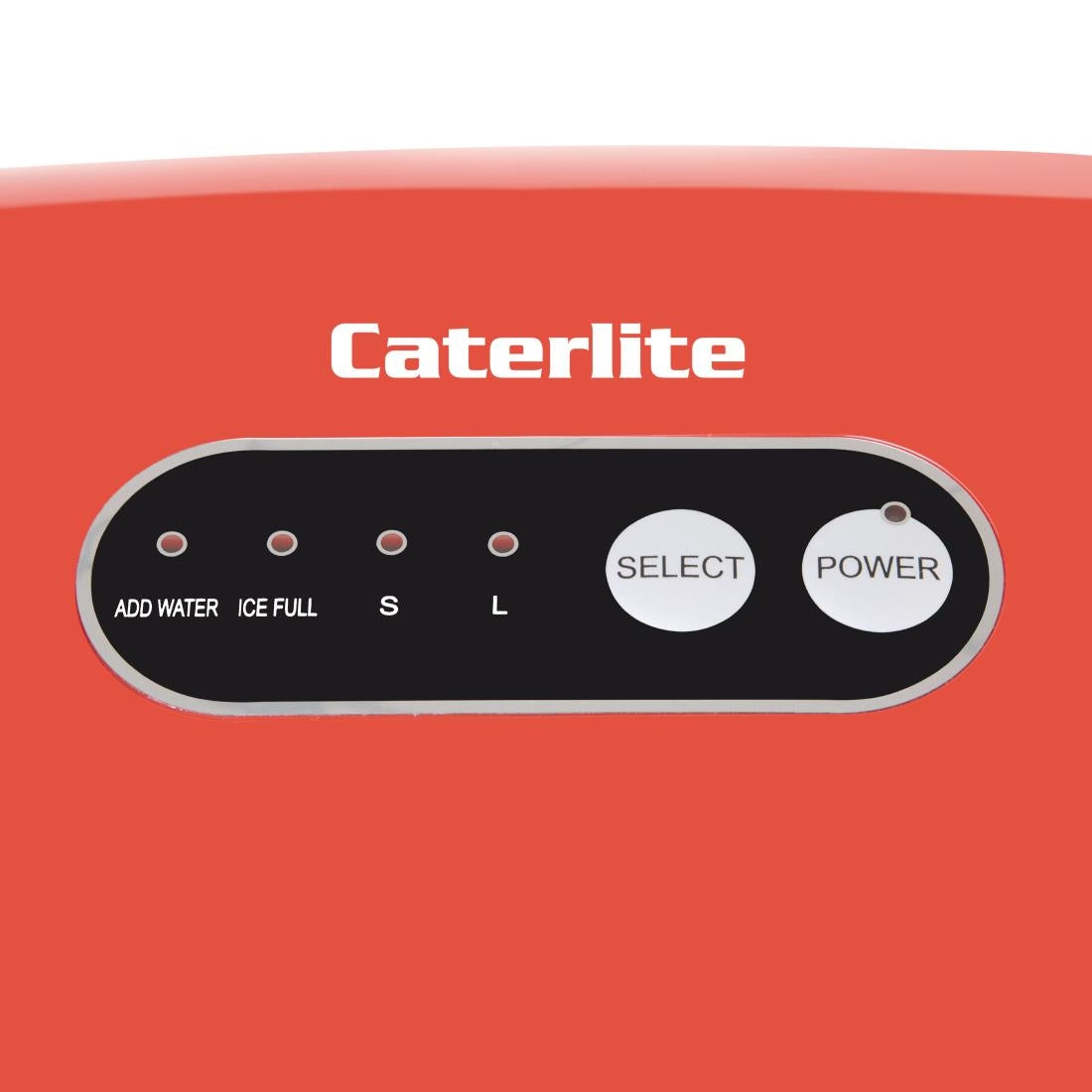 DA257 Caterlite Countertop Manual Fill Ice Machine Red JD Catering Equipment Solutions Ltd