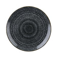 DA260 Churchill Studio Prints Homespun Charcoal Black Coupe Plate 288mm JD Catering Equipment Solutions Ltd
