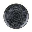 DA261 Churchill Studio Prints Homespun Charcoal Black Coupe Plate 260mm JD Catering Equipment Solutions Ltd
