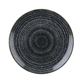 DA261 Churchill Studio Prints Homespun Charcoal Black Coupe Plate 260mm JD Catering Equipment Solutions Ltd
