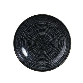 DA264 Churchill Studio Prints Homespun Charcoal Black Coupe Bowl 248mm - JD Catering Equipment Solutions Ltd
