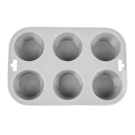 DA520 Vogue Flexible Silicone Muffin Pan 6 Cup - JD Catering Equipment Solutions Ltd