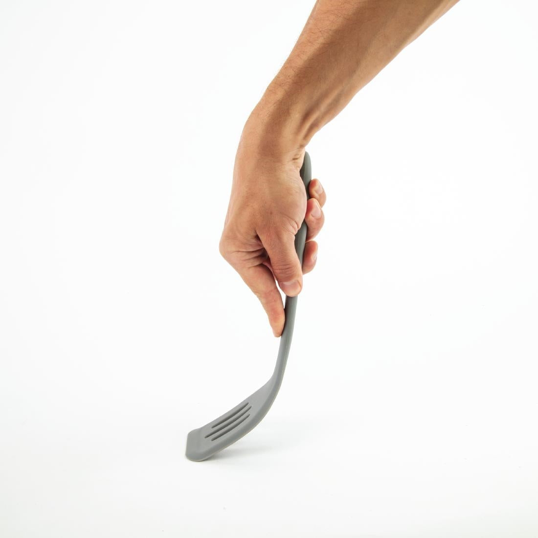 DA524 Vogue Silicone High Heat Flexible Slotted Turner JD Catering Equipment Solutions Ltd