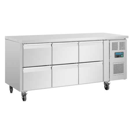 DA548 Polar U-Series Six Drawer Gastronorm Counter Fridge JD Catering Equipment Solutions Ltd