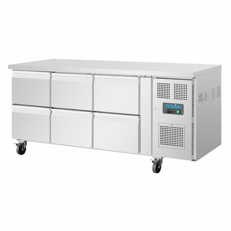 DA548 Polar U-Series Six Drawer Gastronorm Counter Fridge JD Catering Equipment Solutions Ltd