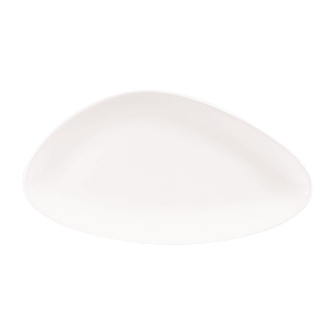 DA626 Churchill Lotus Triangular Plates White 350mm (Pack of 6) JD Catering Equipment Solutions Ltd