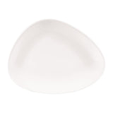 DA628 Churchill Lotus Triangular Plates White 260mm (Pack of 12) JD Catering Equipment Solutions Ltd