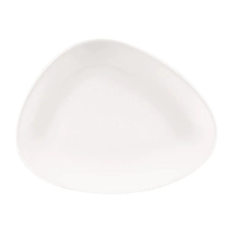 DA628 Churchill Lotus Triangular Plates White 260mm (Pack of 12) - JD Catering Equipment Solutions Ltd