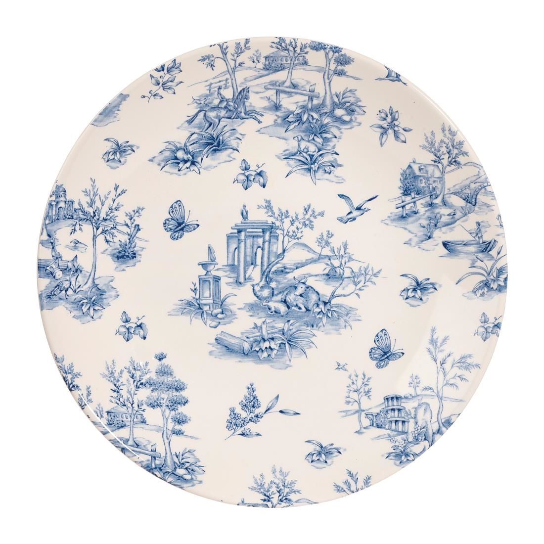 DA727 Churchill Vintage Prints Deep Coupe Plates Prague Toile 255mm (Pack of 12) JD Catering Equipment Solutions Ltd