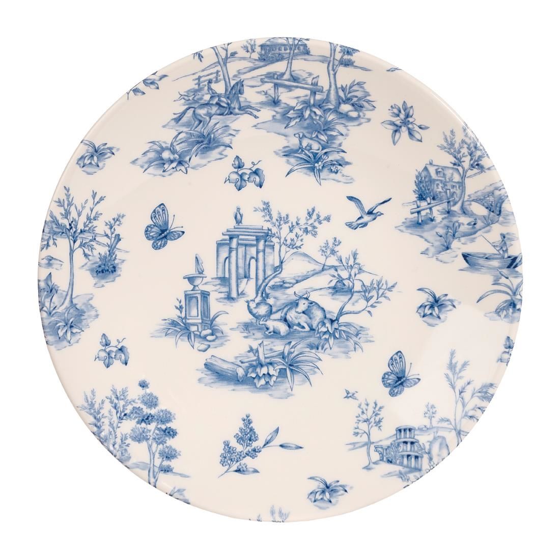 DA728 Churchill Vintage Prints Deep Coupe Plates Prague Toile 225mm (Pack of 12) JD Catering Equipment Solutions Ltd