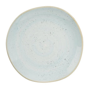 DA731 Churchill Stonecast Trace Plates Duck Egg Blue 264mm (Pack of 12) - JD Catering Equipment Solutions Ltd