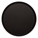 DB003 Cambro Treadlite Fibreglass Round Non-Slip Tray Black 355mm JD Catering Equipment Solutions Ltd