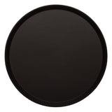 DB003 Cambro Treadlite Fibreglass Round Non-Slip Tray Black 355mm JD Catering Equipment Solutions Ltd