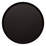 DB004 Cambro Treadlite Fibreglass Round Non-Slip Tray Black 405mm JD Catering Equipment Solutions Ltd