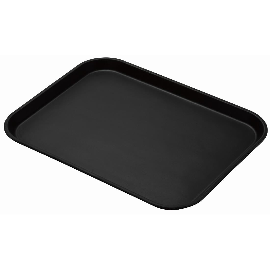 DB005 Cambro Treadlite Fibreglass Rectangular Non-Slip Tray Black 457mm JD Catering Equipment Solutions Ltd