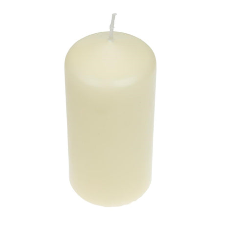 DB087 Ivory Pillar Tall Candles 130mm (Pack of 12) JD Catering Equipment Solutions Ltd