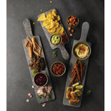 DB121 Churchill Alchemy Melamine Large Handled Paddles Distressed Wood 610 x 130mm JD Catering Equipment Solutions Ltd