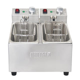 DB203 Buffalo Twin Tank Twin Basket 2x3Ltr Countertop Fryer 2x2kW JD Catering Equipment Solutions Ltd