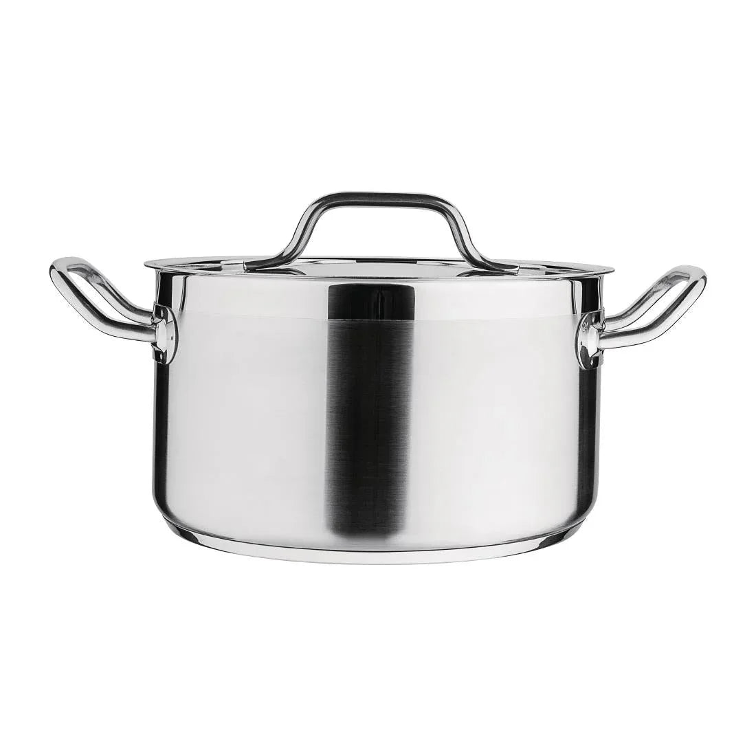 DB254 Nisbets Essentials Stainless Steel Stew Pot 5.6Ltr - JD Catering Equipment Solutions Ltd
