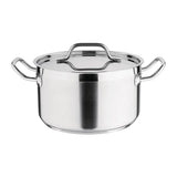DB254 Nisbets Essentials Stainless Steel Stew Pot 5.6Ltr - JD Catering Equipment Solutions Ltd
