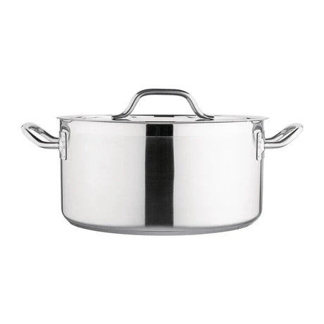 DB255 Nisbets Essentials Stainless Steel Stew Pot 12Ltr - JD Catering Equipment Solutions Ltd