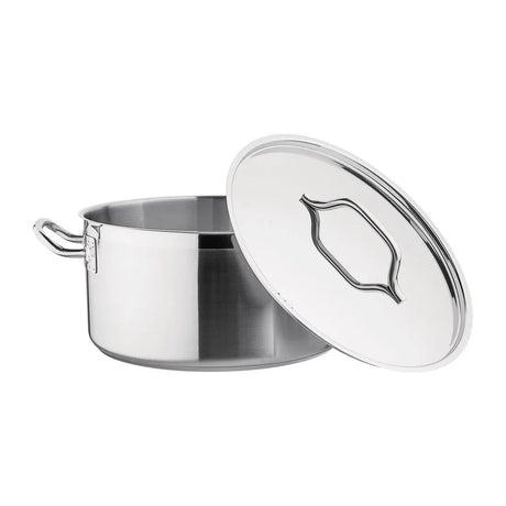 DB255 Nisbets Essentials Stainless Steel Stew Pot 12Ltr - JD Catering Equipment Solutions Ltd