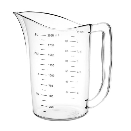 DB452 Vogue Polycarbonate Measuring Jug 2Ltr JD Catering Equipment Solutions Ltd