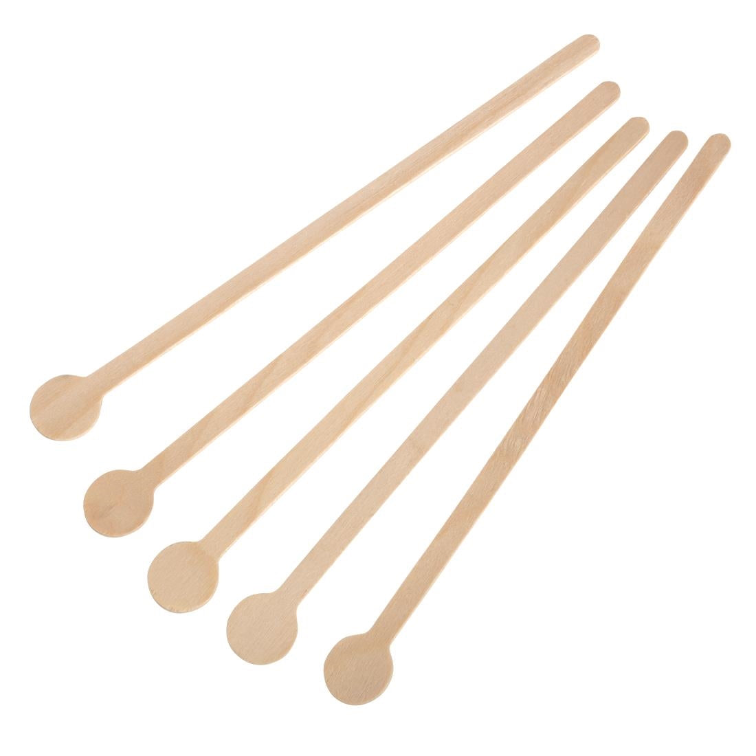 DB494 Fiesta Compostable Wooden Cocktail Stirrers 200mm (Pack of 100) JD Catering Equipment Solutions Ltd