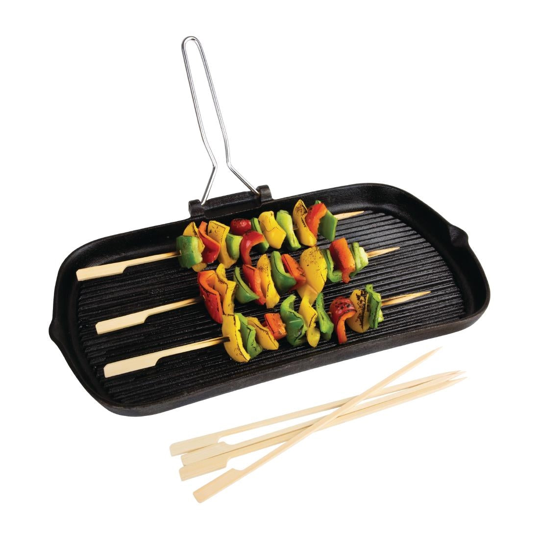 DB497 Fiesta Compostable Bamboo Paddle Skewers 210mm (Pack of 100) JD Catering Equipment Solutions Ltd