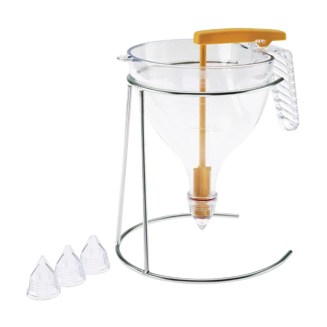 DB550 Matfer Bourgeat Piston Funnel with Stand 1.5Ltr - JD Catering Equipment Solutions Ltd