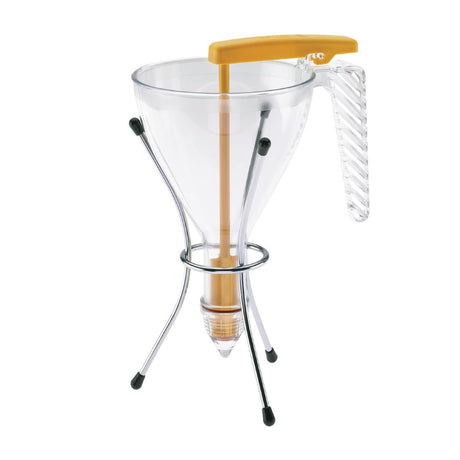 DB551 Matfer Bourgeat Piston Funnel with Stand 0.75Ltr JD Catering Equipment Solutions Ltd