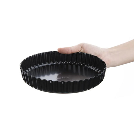 DB566 Vogue Non-Stick Quiche Tin With Removable Base 200mm - JD Catering Equipment Solutions Ltd