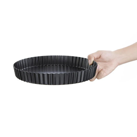 DB567 Vogue Non-Stick Quiche Tin With Removable Base 250mm - JD Catering Equipment Solutions Ltd