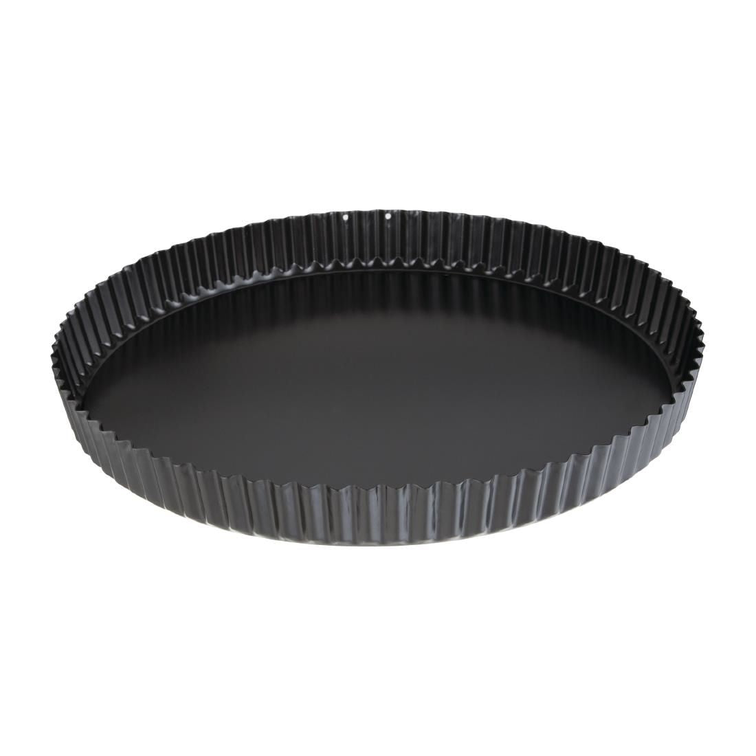 DB568 Vogue Non-Stick Quiche Tin With Removable Base 300mm JD Catering Equipment Solutions Ltd