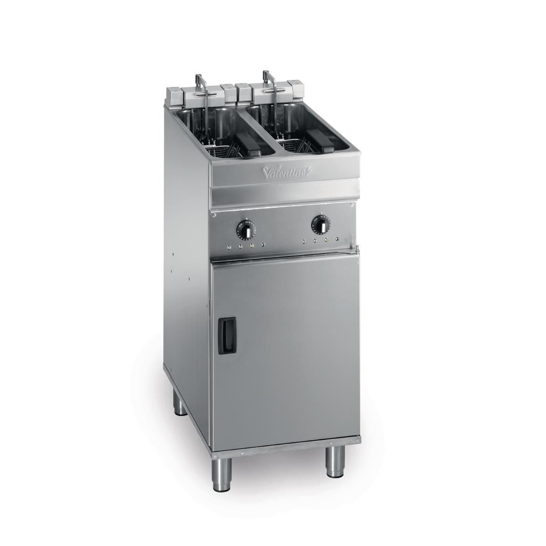 DB592 Valentine Twin Tank Twin Basket Free Standing Electric Fryer Evo 2200 JD Catering Equipment Solutions Ltd